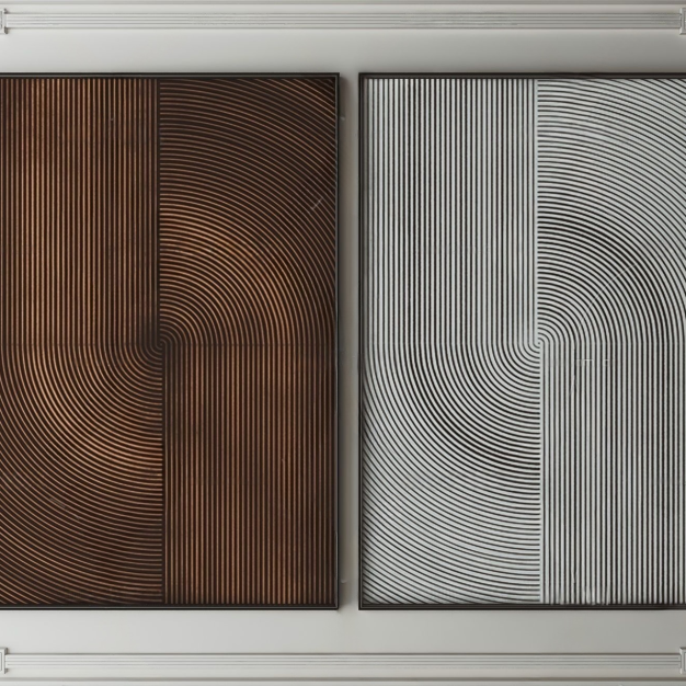 现代抽象装饰画挂画3D模型