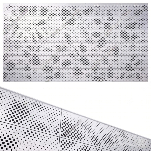现代穿孔板3D模型