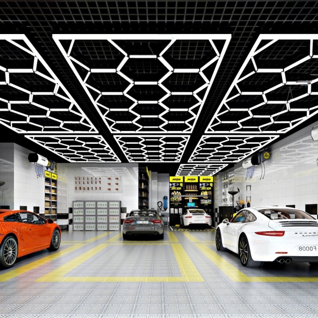 现代汽修 洗车店面3D模型