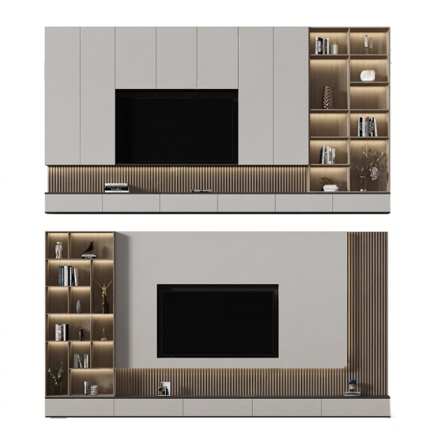 现代电视柜3D模型