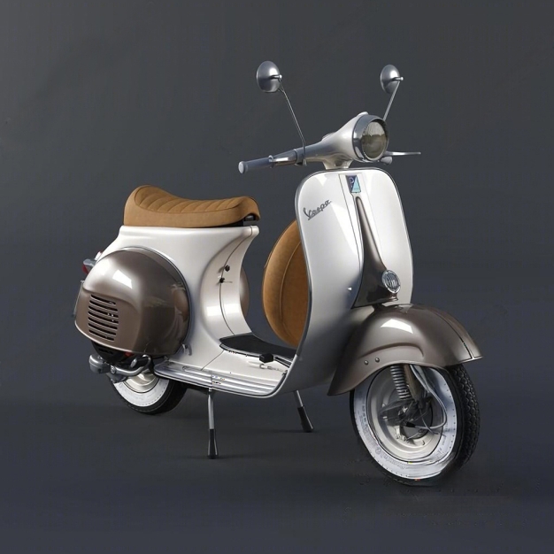 电瓶车3D模型