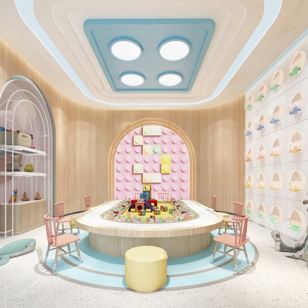 幼儿园活动室3D模型
