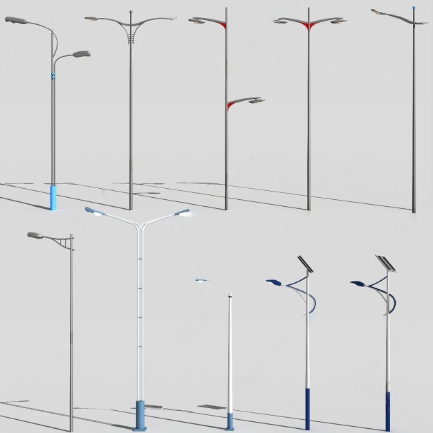 现代路灯3D模型