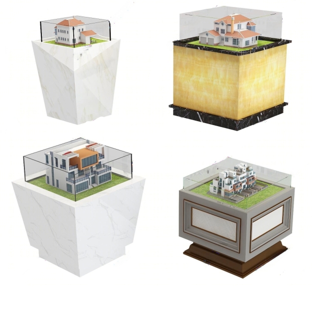 房产户型展台3D模型