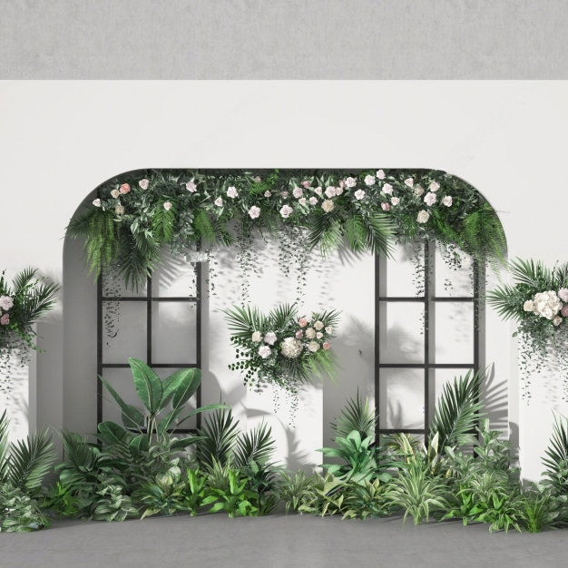 现代植物美陈3D模型
