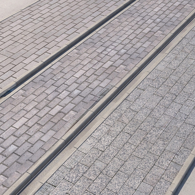 现代广场路面3D模型
