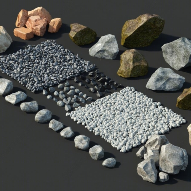 石头 石块3D模型