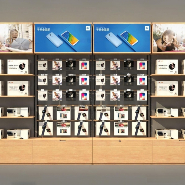 现代手机配件商展架3D模型