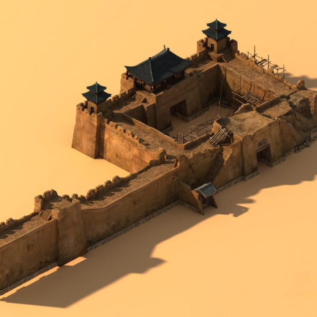 中式古建筑3D模型