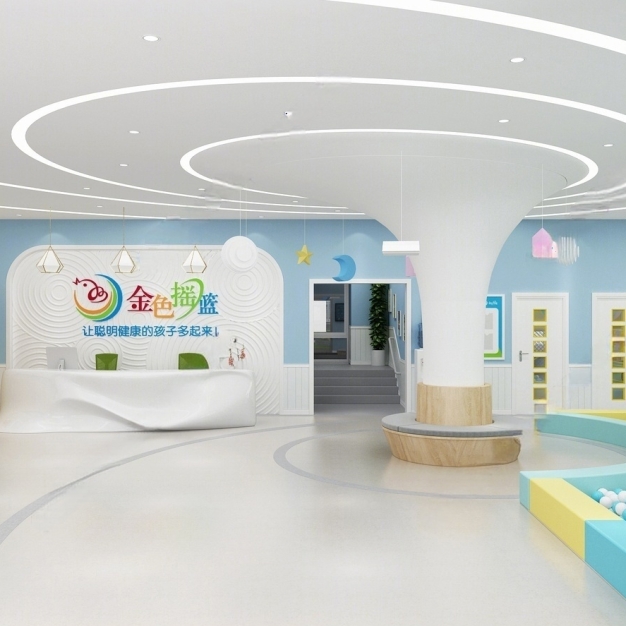  现代幼儿园3D模型