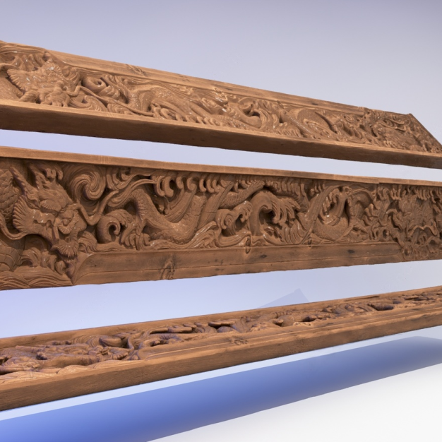  新中式木雕3D模型