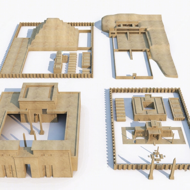 现代艺术风格建筑3D模型