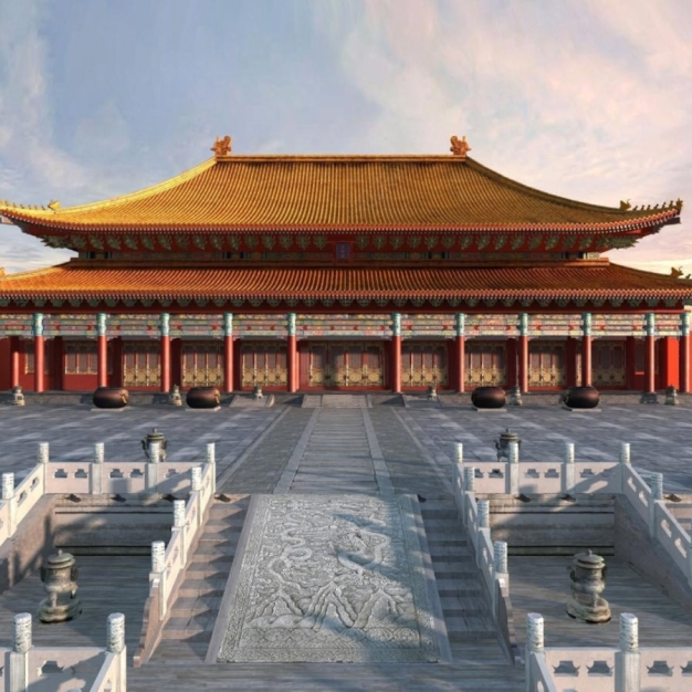 中式古建3D模型