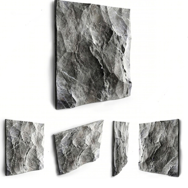  现代石墙3D模型