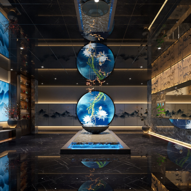 新中式足浴会所3D模型
