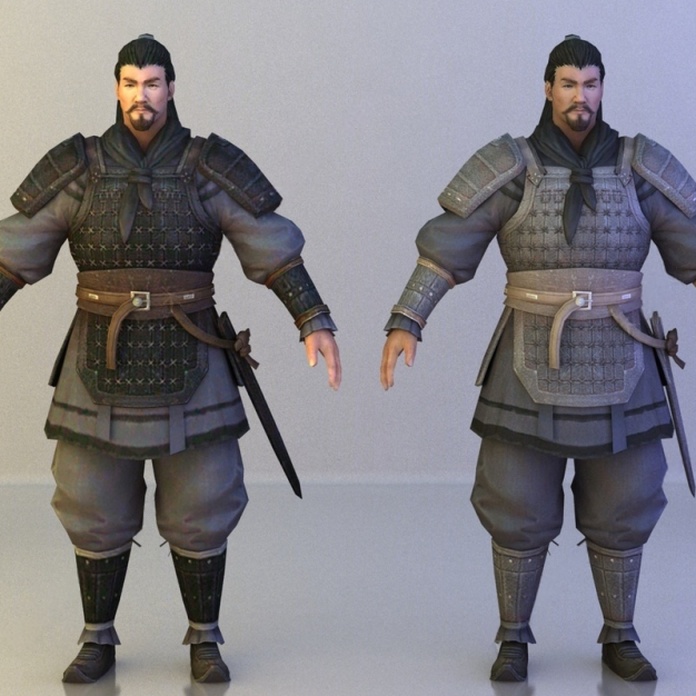 古代人物3D模型
