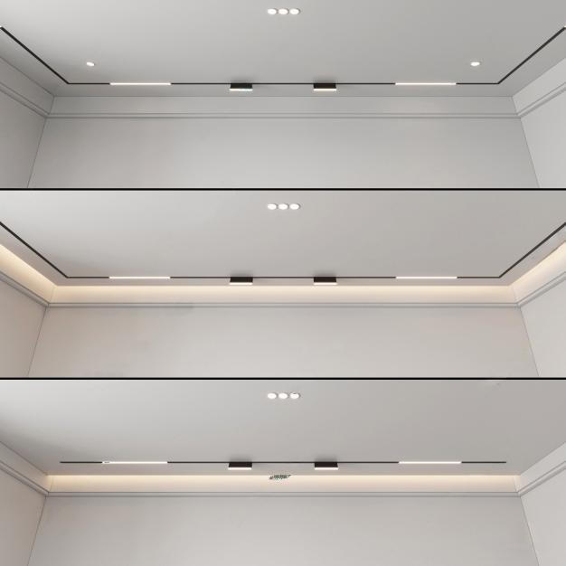 现代天花吊顶3D模型