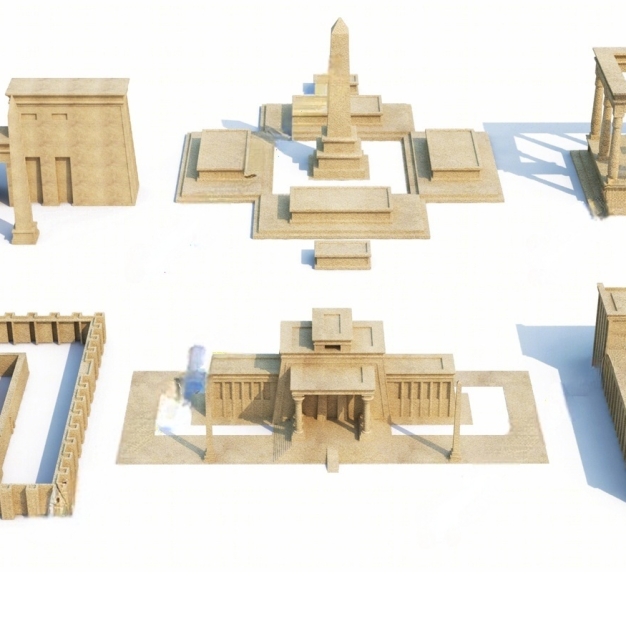 现代艺术风格建筑3D模型