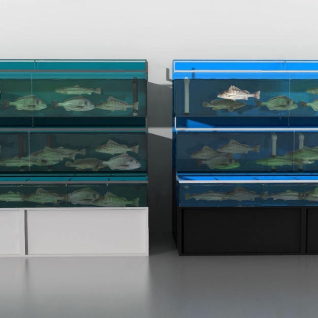 现代海鲜池3D模型