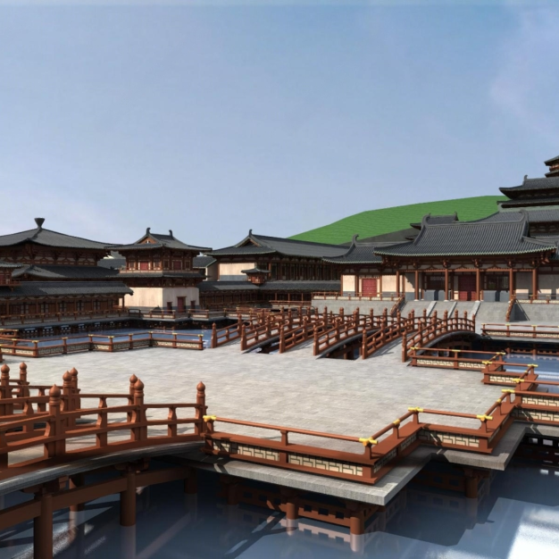  中式古建3D模型