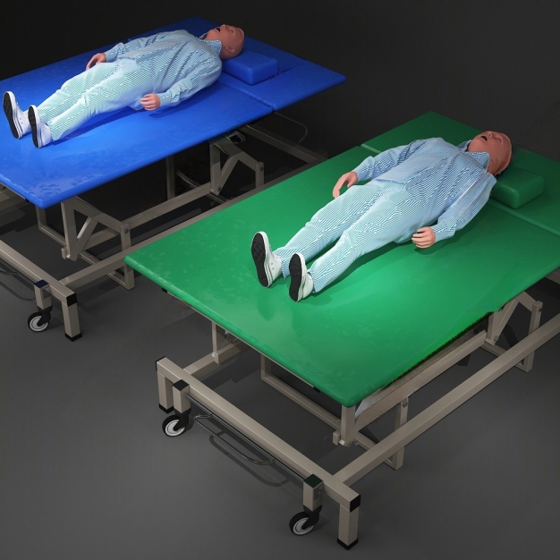  现代医疗训练床3D模型