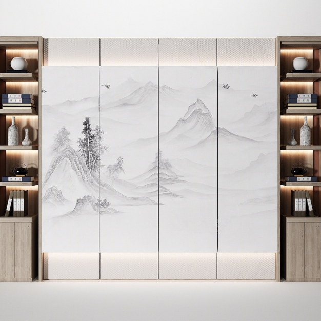 新中式装饰柜3D模型