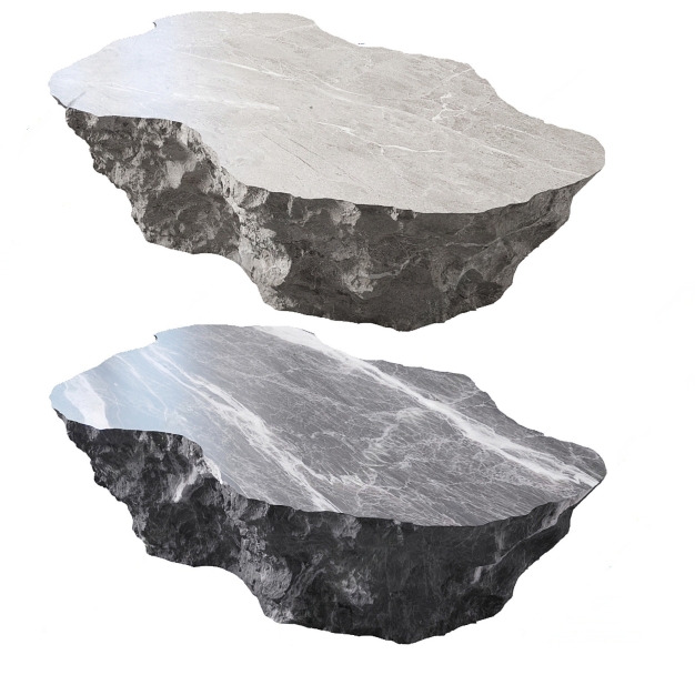  现代石头艺术茶几3D模型