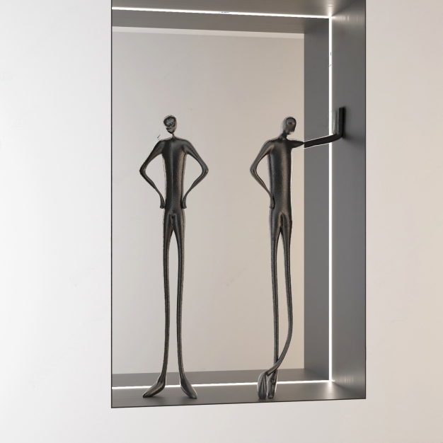  现代人形雕塑摆件3D模型