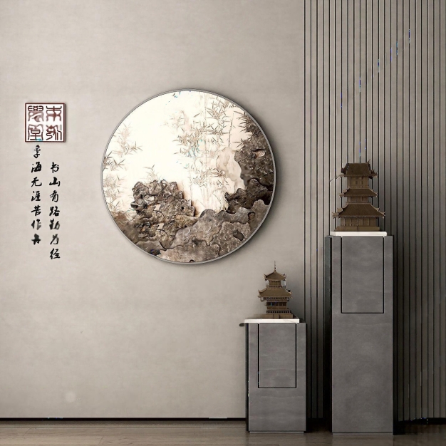 新中式雕塑摆件3D模型