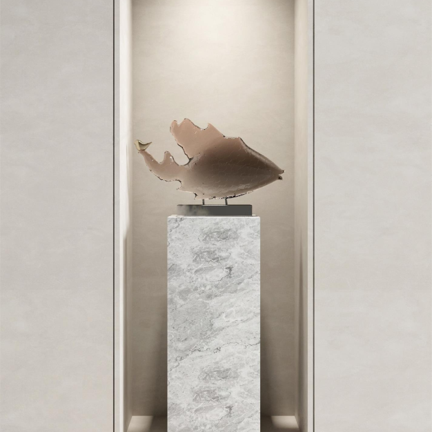  新中式雕塑摆件3D模型