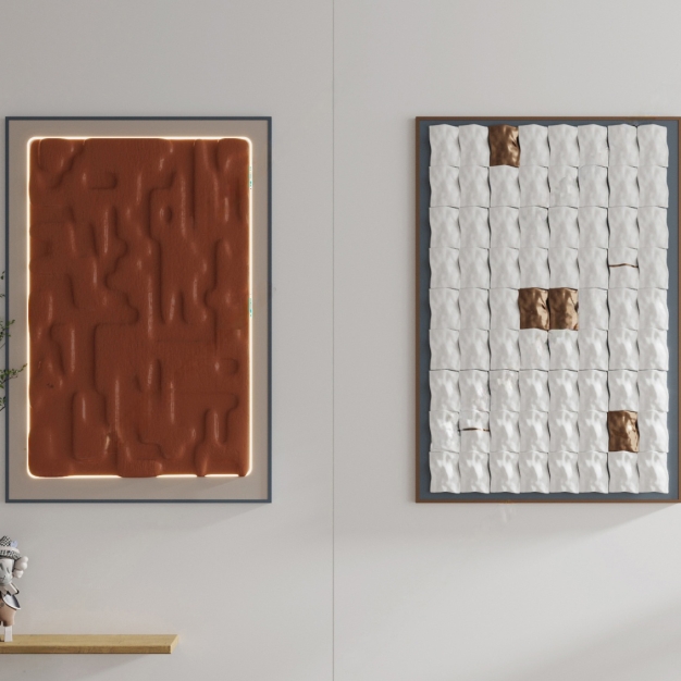 现代装饰画 挂画3D模型