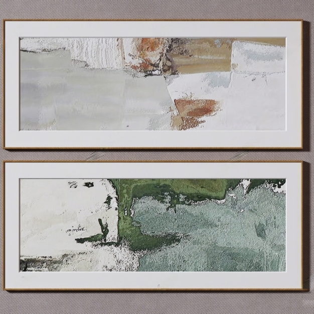 现代装饰画 挂画3D模型