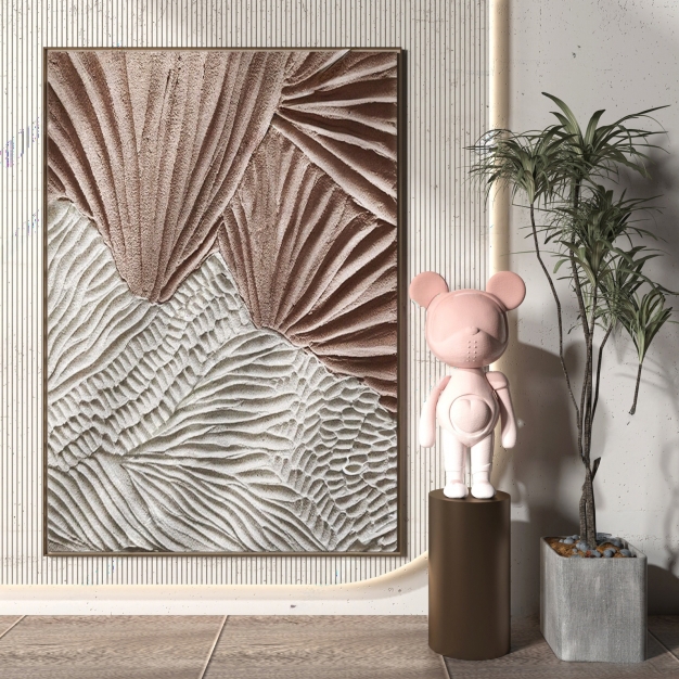 现代装饰画 挂画3D模型