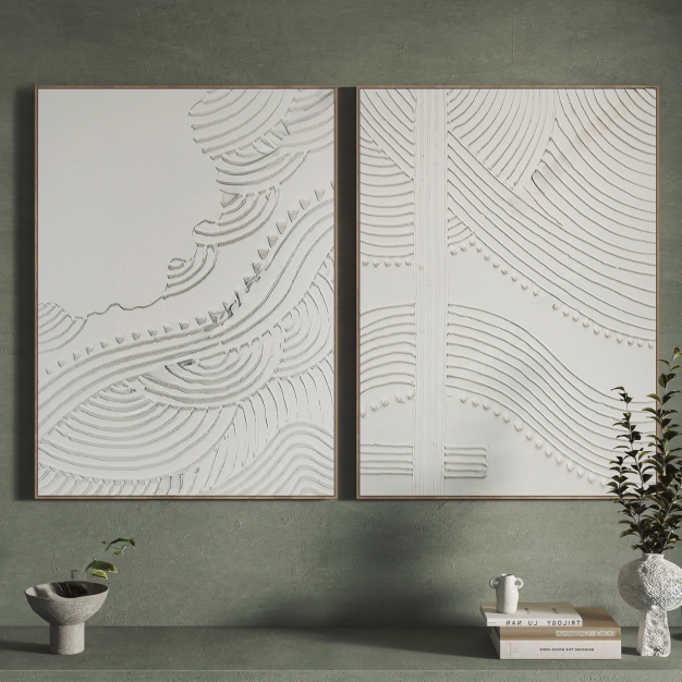 现代装饰画 挂画3D模型