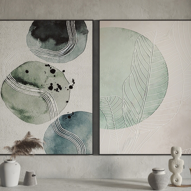 现代装饰画 挂画3D模型