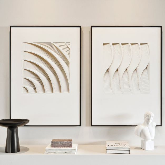 新中式装饰画 挂画3D模型