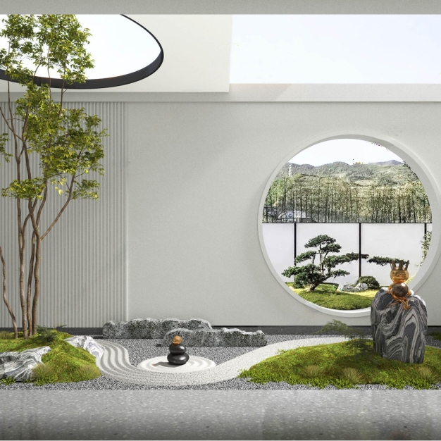 现代景观小品3D模型