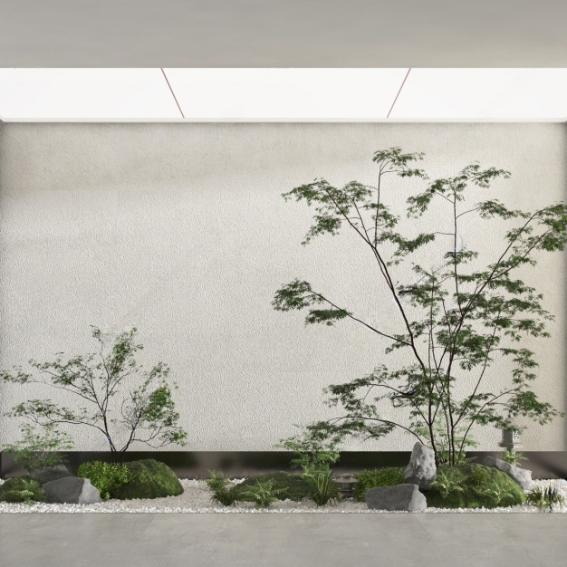 现代室内景观3D模型