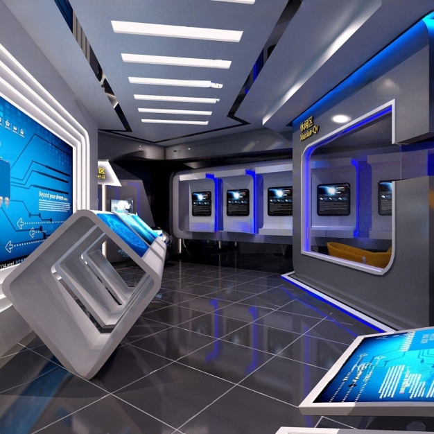 现代科技展厅3D模型