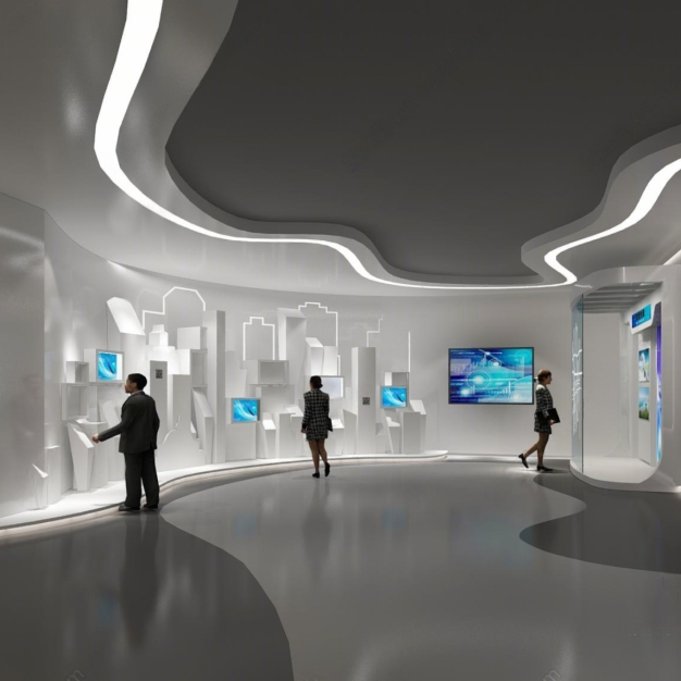 现代科技展厅3D模型