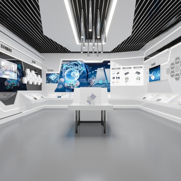 现代思泉科技展厅3D模型
