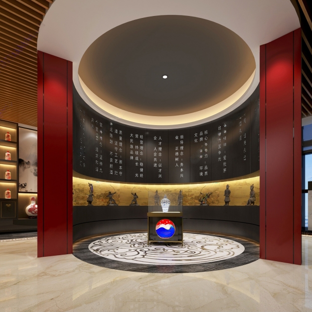 现代茅台酒白酒展厅3D模型