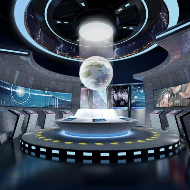 现代科技展厅3D模型