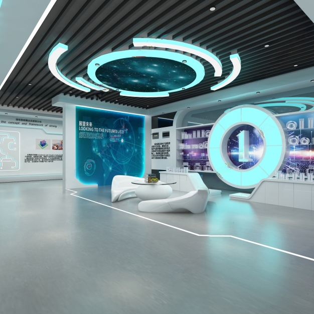 现代科技展厅3D模型