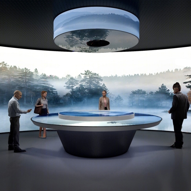 现代展厅3D模型