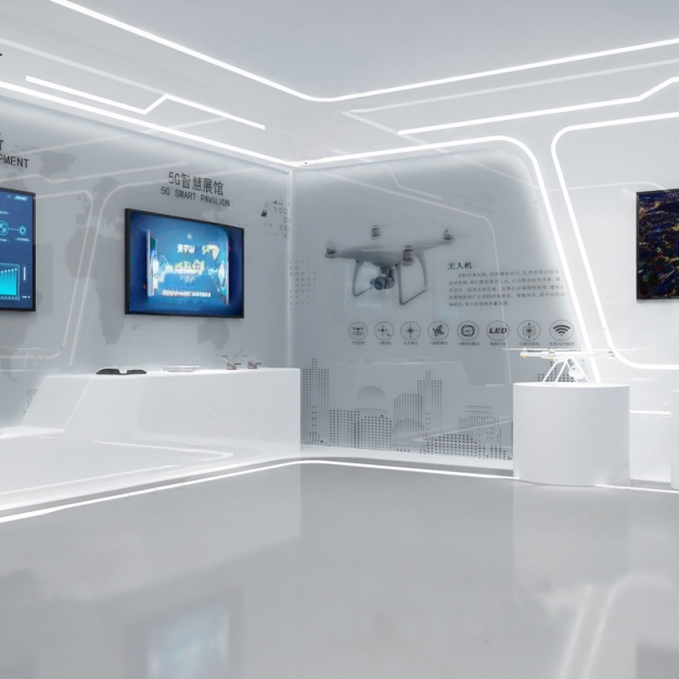 现代科技展厅3D模型
