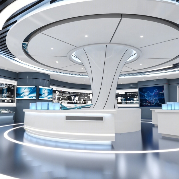 现代科技展厅3D模型