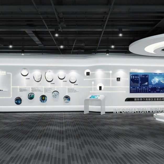 现代科技展厅3D模型