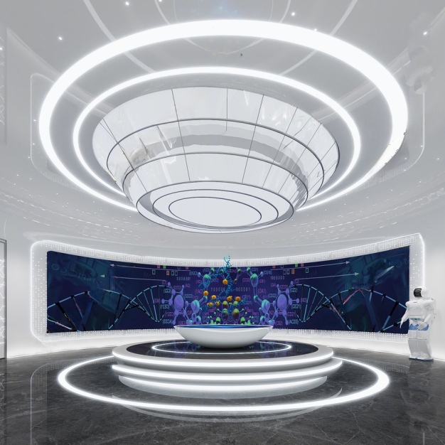 现代科技展厅3D模型
