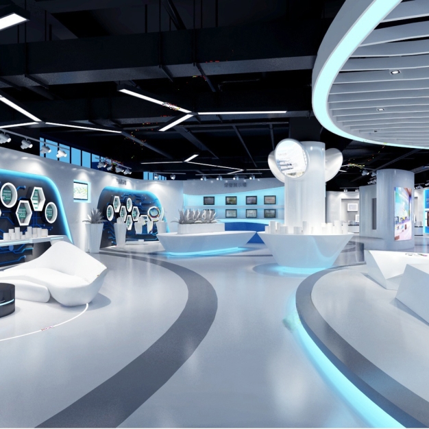 现代科技展厅3D模型